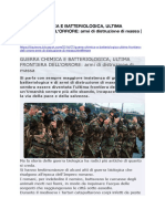 GUERRA CHIMICA E BATTERIOLOGICA, ULTIMA FRONTIERA DELL’ORRORE- armi di distruzione di massa.pdf