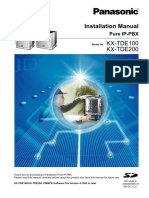 Installation - Manual Kx-Tde Series v4 PDF