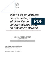 CASTELLÓ - Diseño de un sistema de adsorción para la eliminación de colorantes presentes en disol...