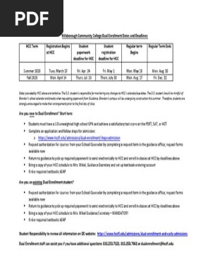 HCC de Springsummerdedirections | PDF | Schools | Learning