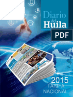 Tarifas Diario Del Huila 2015 PDF