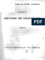 Historia de Valparaíso Vicuña Mackenna (Tomo 2) PDF