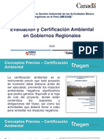 EVALUACIÓN Y CERTIFICACIÓN AMBIENTAL EN GOREs