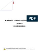 Sie - Sig.pl - Hse.001 - Plan Anual de Seguridad y Salud en El Trabajo