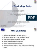 08 FC C2M2U5 Medical - Terminology - Basics PDF