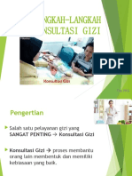 Langkah-Langkah Konsultasi Gizi