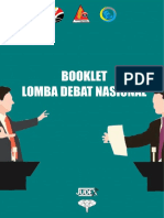 Booklet Lomba Debat Nasional PGSD UPI 2019