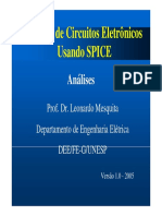 AnÃ¡lise de Circuitos EletrÃ Nicos Usando Spice-Aula 09 2005