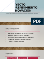 Proyecto Emprendimiento e Innovación