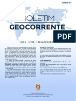 Boletim Geocorrente 112 - 19 MARÃ - O 2020