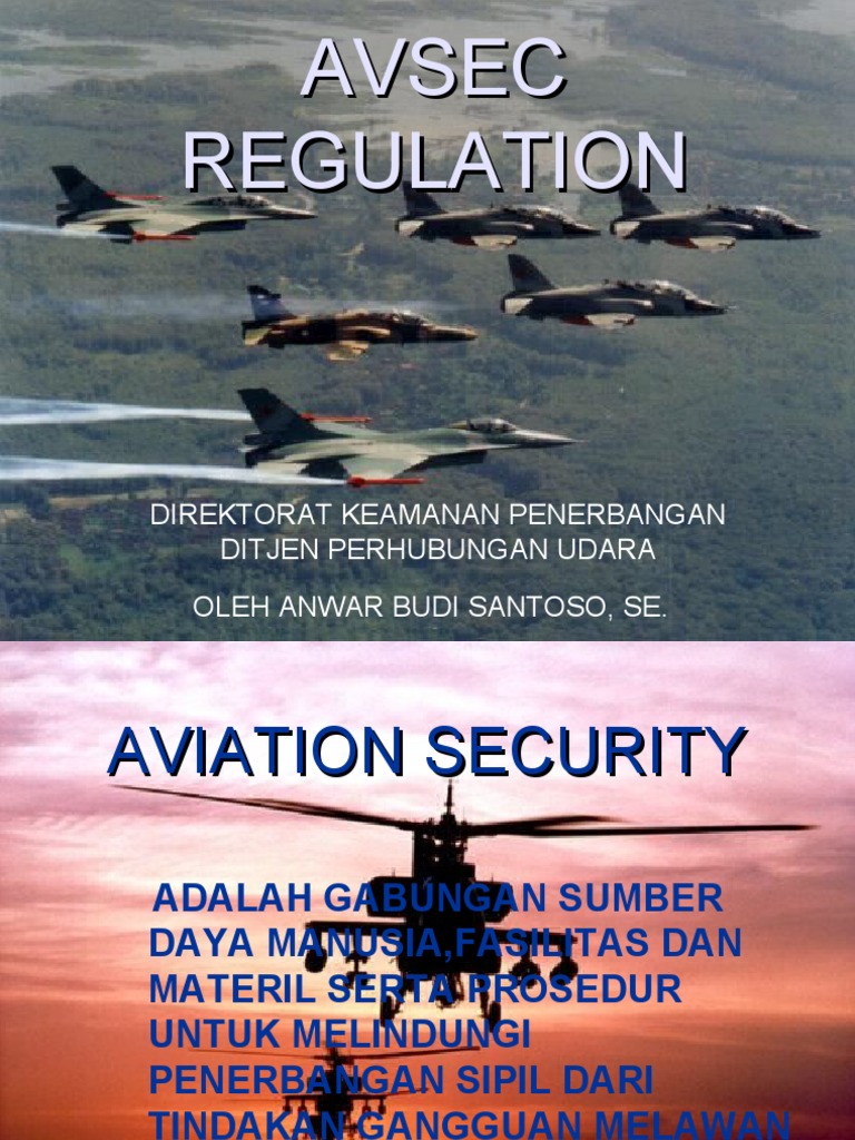 Regulasi Keamanan Penerbangan Sipil | PDF