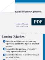 Merchandising and Inventory Operations