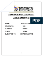 Seminar in Economics 5