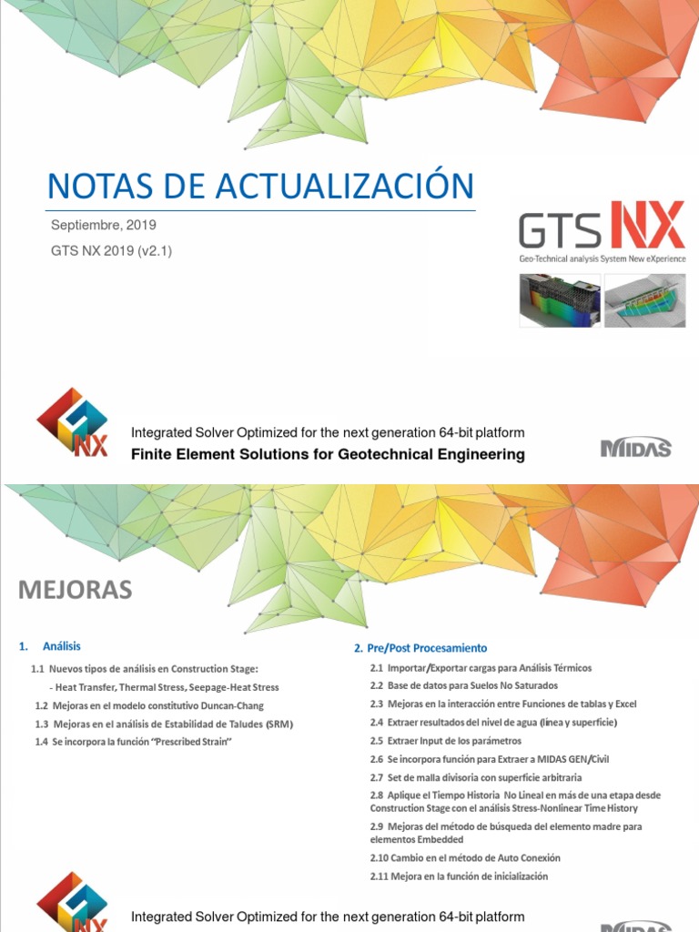 Mejoras GTS NX 2019 v2.1: Análisis y Procesamiento | PDF | Calor ...