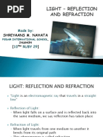 Light Reflectionandrefraction 161109184736