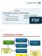 Equity Chapter Summary