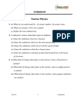 Nuclear Physics Assignment PDF