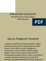 Tajuk 5 Ringkasan Eksekutif