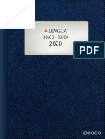 Tarea de LENGUA Semana Del 30 de Marzo Al 3 de Abril