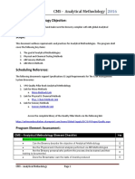 CMS Quality Pillar - Analytical Methodology Checklist