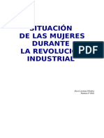 Situacic3b3n de La Mujer en La Revolucic3b3n Industrial Alicia PDF