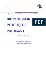 Historia Das Instituicoes Politicas II PDF