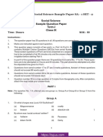 CBSE Class 9 Social Science Sample Paper SA 1 SET 2