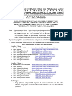 Pengumuman Hasil Tes Administrasi Tenaga Pendamping Kotaku 2020 Askot Dan Korkot Kirim PDF