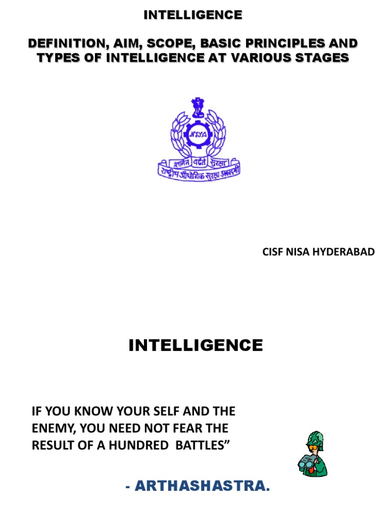 Understanding Intelligence Concepts and Types | PDF ...