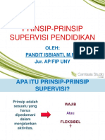 Bab Ii - Prinsip-Prinsip Supervisi PDF