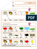 Speak The Great Egg Hunt Worksheet