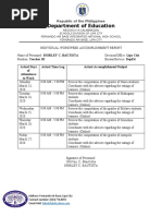 2ndWeekINDIVIDUAL WORKWEEK ACCOMPLISHMENT REPORT SCB