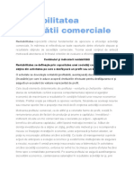 DA - Rentabilitatea Activitatii Comerciale.