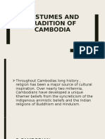 Costumes and Tradition of Cambodia