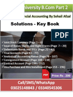 Advanced Accounting by Sohail Afzal Keybook Solution PDF PDF