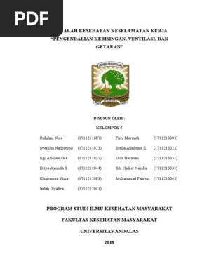 5 Pengendalian Kebisingan Ventilasi