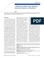 A comparison of DSM-IV and DSM-5 panel member's financial associations with industry