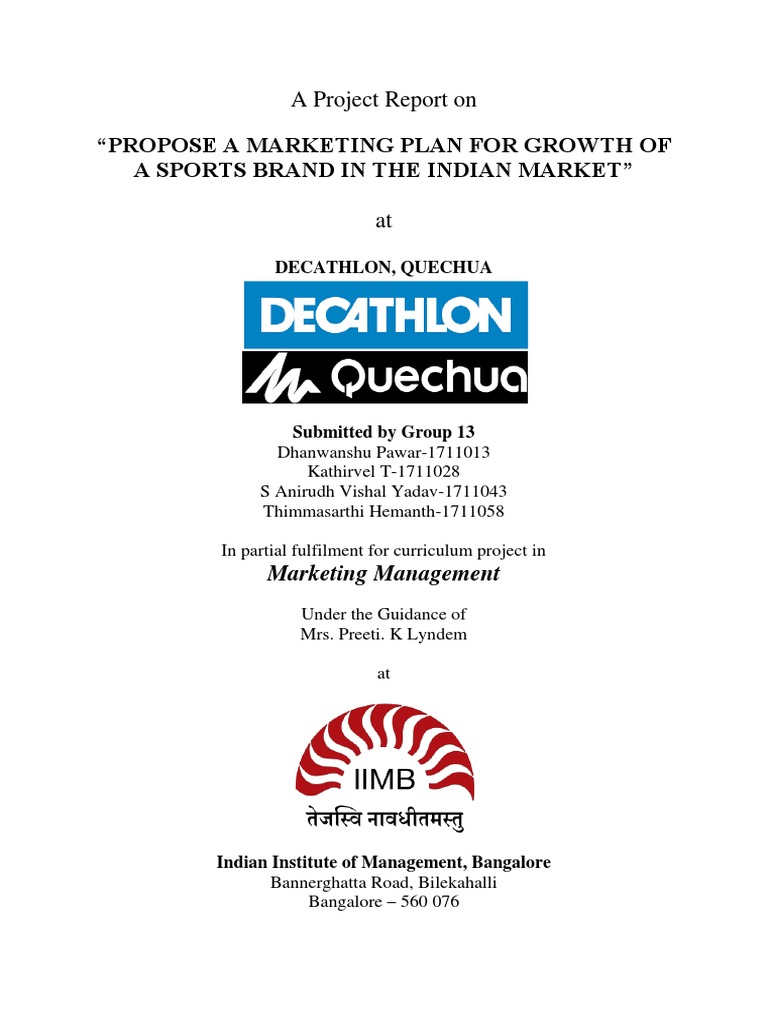 Marketing Strategies and Marketing Mix of Decathlon