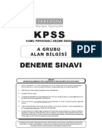 Alan Deneme Yaklaşım PDF