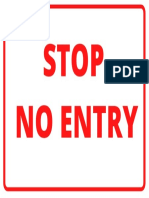 STOP No Entry PDF