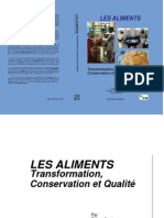Aliments Transformation Conservation Qualite PDF