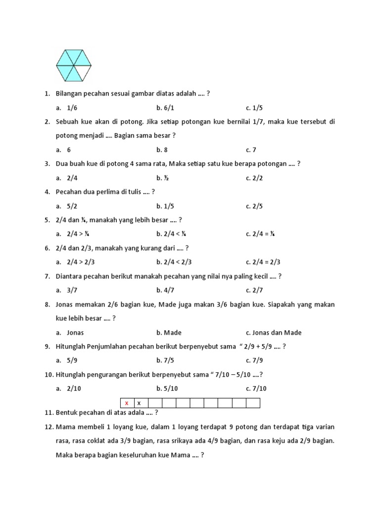 Bilangan Pecahan Sesuai Gambar Diatas Adalah Pdf