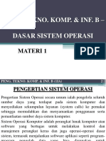 Peng. Tekno. Komp. & Inf. B (1IA) - Materi 1 PDF