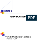 Unit 2 Personal Selling