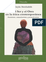 Seyla Benhabib El Ser y El Otro en La Etica Contemporanea PDF