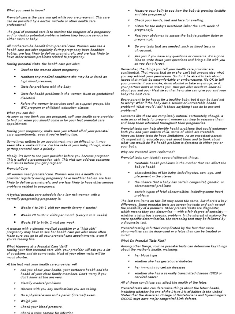 Prenatal care no insurance image