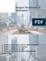 Perkembangan Perkotaan Di Indonesia