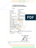 Formulir Pendaftaran - TBM ASET UNJA - Fauzan Afrizal PDF