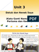 Unit 3 Kata Ganti Nama Diri Pertama Dan Kedua (Datuk Dan Nenek Saya)