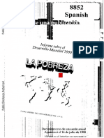 Informe Banco Mundial Contra La Pobreza Resumen 1990